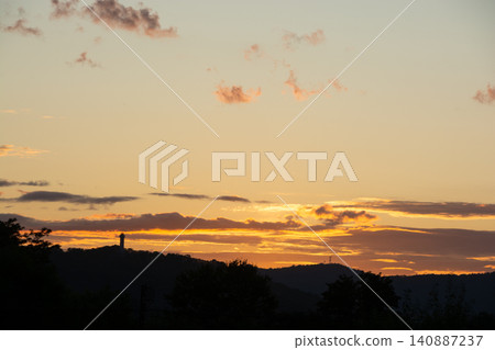 Beautiful twilight sky Beautiful twilight sky 140887237