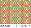 Asian-style pattern 47 (red) 140887863