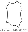 Simple speech bubble lines 140889273