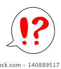 Surprised speech bubble illustration 140889517