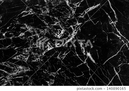 Marble black dark luxury tile ceramic abstract pattern cracks grunge wall texture background structure floor 140890165