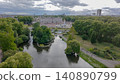 St James's Park lake and Buckingham Palace in distance - amazing May 140890799