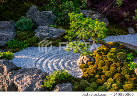 Part of Japanese garden at Chelsea Flower Show 2026 Part of Japanese garden at Chelsea Flower Show 2026 140890806