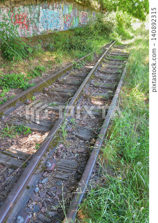 Remains of a disused railway line in Petite Ceinture, 15th arrondissement of Paris (June 14, 2026) Remains of a disused railway line in Petite Ceinture, 15th arrondissement of Paris (June 14, 2026) 140892315