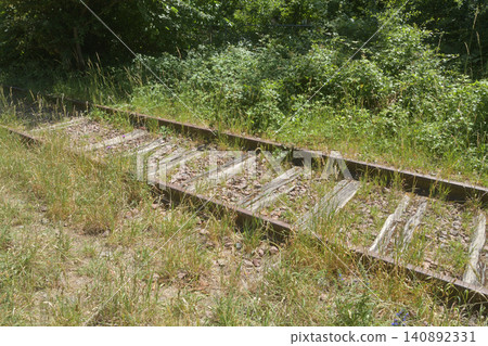 Remains of a disused railway line in Petite Ceinture, 15th arrondissement of Paris (June 14, 2026) 140892331