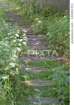 Remains of a disused railway line in Petite Ceinture, 15th arrondissement of Paris (June 14, 2026) Remains of a disused railway line in Petite Ceinture, 15th arrondissement of Paris (June 14, 2026) 140892351