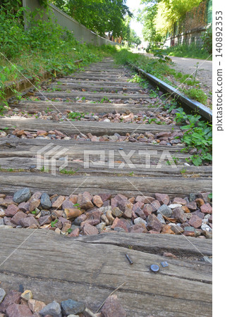 Remains of a disused railway line in Petite Ceinture, 15th arrondissement of Paris (June 14, 2026) Remains of a disused railway line in Petite Ceinture, 15th arrondissement of Paris (June 14, 2026) 140892353