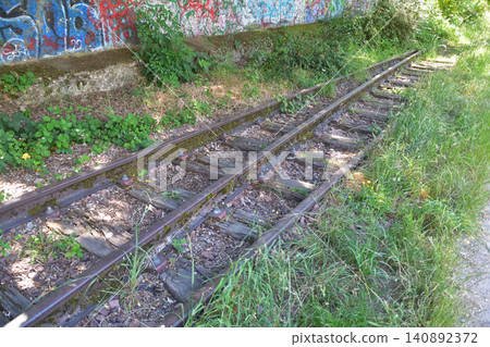 Remains of a disused railway line in Petite Ceinture, 15th arrondissement of Paris (June 14, 2026) Remains of a disused railway line in Petite Ceinture, 15th arrondissement of Paris (June 14, 2026) 140892372