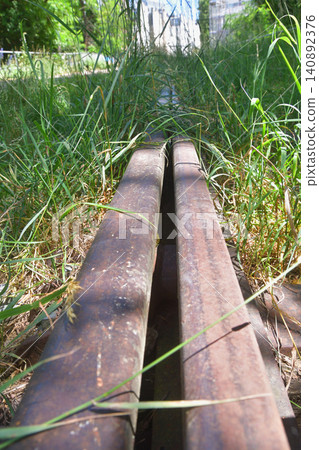 Remains of a disused railway line in Petite Ceinture, 15th arrondissement of Paris (June 14, 2026) Remains of a disused railway line in Petite Ceinture, 15th arrondissement of Paris (June 14, 2026) 140892376