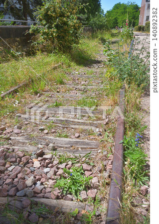 Remains of a disused railway line in Petite Ceinture, 15th arrondissement of Paris (June 14, 2026) Remains of a disused railway line in Petite Ceinture, 15th arrondissement of Paris (June 14, 2026) 140892382