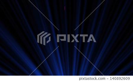 Abstract blue light rays on dark background creating dynamic effect 140892609