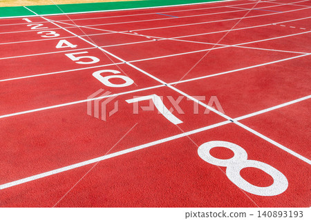Athletics tracks Athletics tracks 140893193
