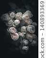 white rose in the rain 140893369