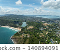 Beautiful sea with clear blue sky background in summer season Amazing sea and sun daylight relaxation landscape view in Phuket island Thailand for Summer and travel background 140894091