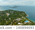 Beautiful sea with clear blue sky background in summer season Amazing sea and sun daylight relaxation landscape view in Phuket island Thailand for Summer and travel background 140894093