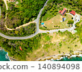 Top view Sea Shore at Phuket Thailand beautiful seacoast and open sea in summer season, Nature environment and Travel background 140894098