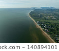 Aerial view landscape nature background,High angle view in Thailand 140894101