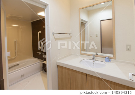 Image of an unused dressing room system bus Image of an unused dressing room system bus 140894315