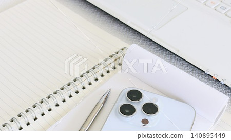 Digital and analog workspace Digital and analog workspace 140895449