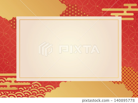 New Year's Japanese Pattern Template New Year's Japanese Pattern Template 140895778
