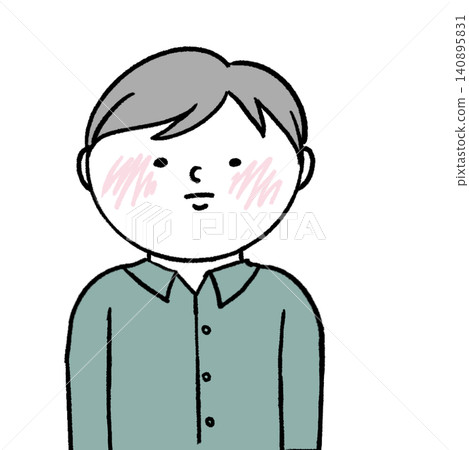 Illustration of a thinking man 140895831