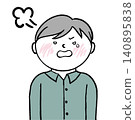 Illustration of a crying man 140895838