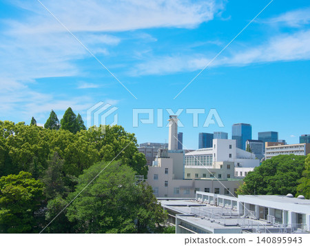 View of Shibuya in spring from Hiroo: Urban landscape (May 2026) View of Shibuya in spring from Hiroo: Urban landscape (May 2026) 140895943