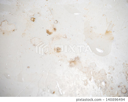 Mold on bathroom enamel. Mold spores in the bathroom. Black dots on a white background. A problem for everyday life. The need for a cleaning agent. Mold on bathroom enamel. Mold spores in the bathroom. Black dots on a white background. A problem for everyday life. The need for a cleaning agent. 140896494