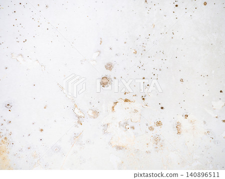 Mold on the enamel in the bathroom. Mold spores in the bathroom. Black dots on a white background. The problem of everyday life. The need for a cleaning product Mold on the enamel in the bathroom. Mold spores in the bathroom. Black dots on a white background. The problem of everyday life. The need for a cleaning product 140896511