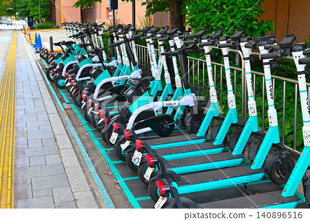 Port for electric micromobility sharing service Port for electric micromobility sharing service 140896516