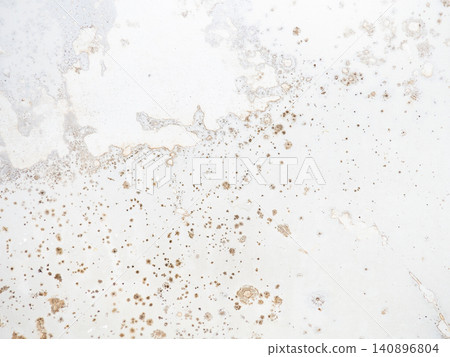 Mold on the surface of the bathroom. Dark mold close-up on bathroom enamel. Dirty white surface. The concept of the appearance of bacteria. Mold on the surface of the bathroom. Dark mold close-up on bathroom enamel. Dirty white surface. The concept of the appearance of bacteria. 140896804