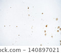Mold on bathroom enamel. Mold spores in the bathroom. Black dots on a white background. A problem for everyday life. The need for a cleaning agent 140897021