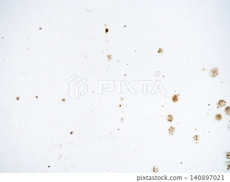 Mold on bathroom enamel. Mold spores in the bathroom. Black dots on a white background. A problem for everyday life. The need for a cleaning agent Mold on bathroom enamel. Mold spores in the bathroom. Black dots on a white background. A problem for everyday life. The need for a cleaning agent 140897021