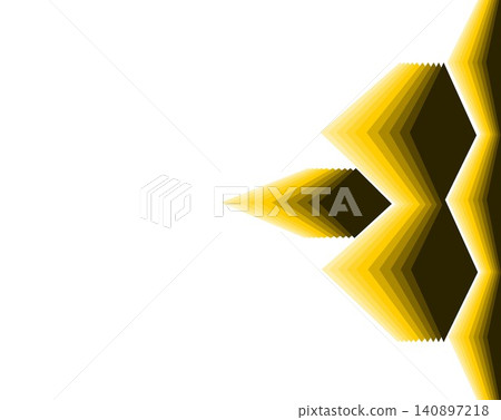 Abstract golden brown geometric border elements on white background with copy space Abstract golden brown geometric border elements on white background with copy space 140897218