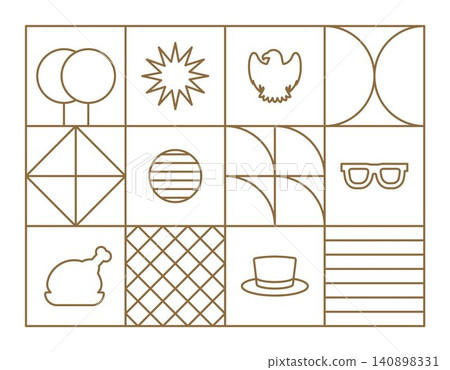 independence day background outlines 140898331