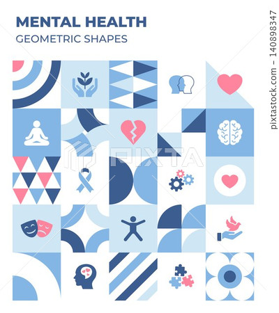mental health concept geometric mental health concept geometric 140898347