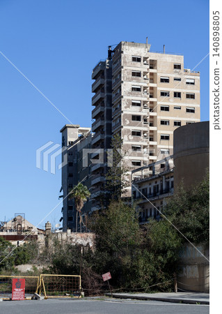 Abandoned buildings in Varosha Abandoned buildings in Varosha 140898805