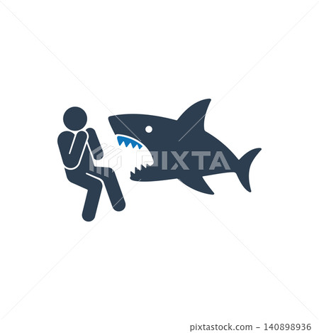 Person Facing Aquatic Predator icon Person Facing Aquatic Predator icon 140898936