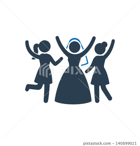 Joyful Bridal Celebration Journey icon Joyful Bridal Celebration Journey icon 140899021