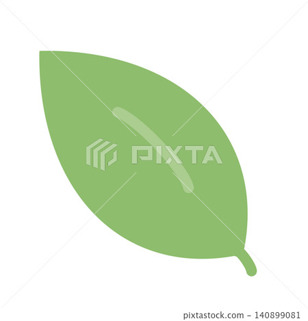 綠色葉子輪廓素材,簡約植物圖標 綠色葉子輪廓素材,簡約植物圖標 140899081