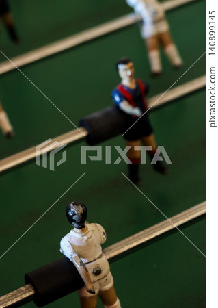 Table Football Players On Foosball Table Table Football Players On Foosball Table 140899145