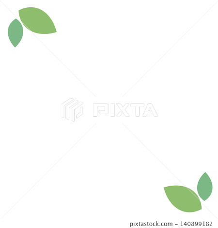簡單的植物框架材料,上面擺放著葉子 簡單的植物框架材料,上面擺放著葉子 140899182