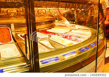 Ice cream shop in Istanbul, Turkey Ice cream shop in Istanbul, Turkey 140899302