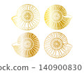 Seashell Icon Set 14 140900830