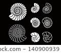 Seashell Icon Set 7 140900939