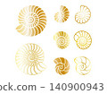 Seashell Icon Set 9 140900943
