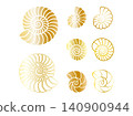 Seashell Icon Set 9 140900944