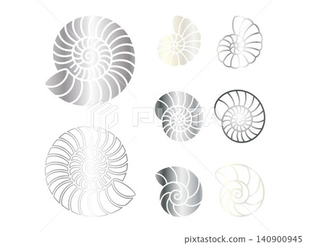 Seashell Icon Set 10 Seashell Icon Set 10 140900945