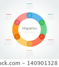 Infographic 6 options design elements for your business data. Vector Illustration. 140901328