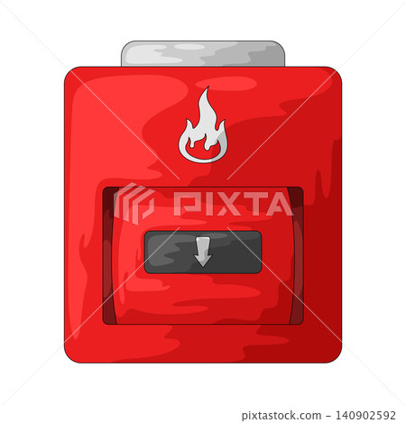 Illustration of Fire Alarm Illustration of Fire Alarm 140902592